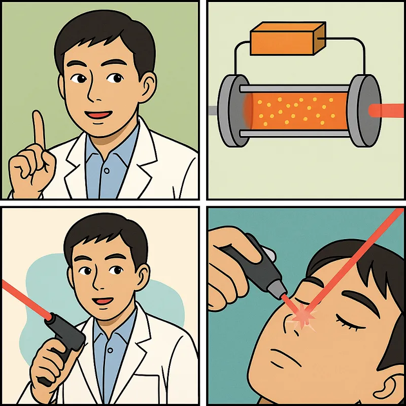 레이저의 작동 원리