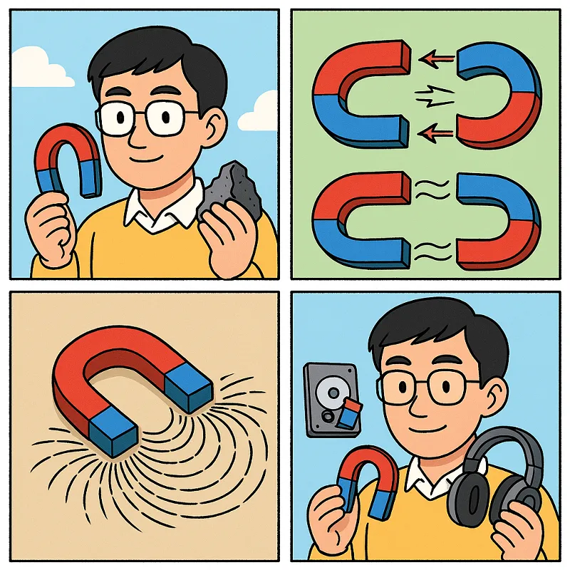 자석의 끌림: 자기력의 비밀
