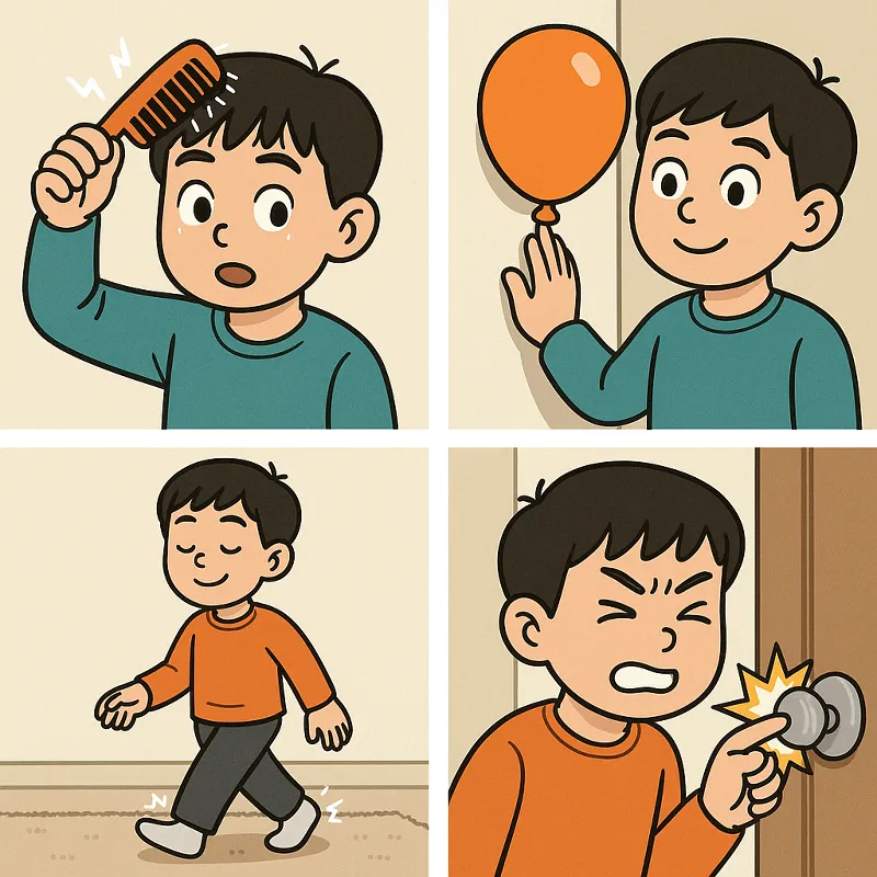 정전기가 발생하는 이유