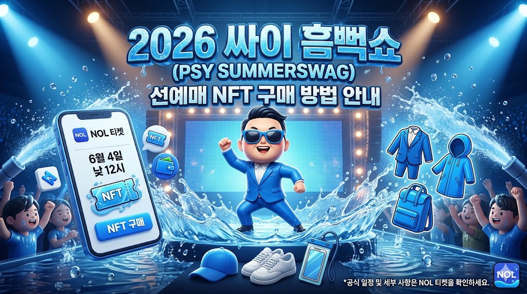 2026 싸이 흠뻑쇼 NFT 예매
