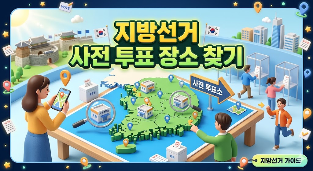 지방선거사전투표장소찾기
