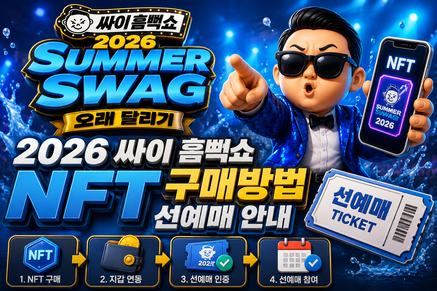 2026 싸이흠뻑쇼 NFT 구매방법