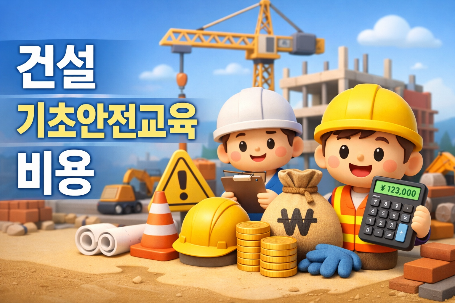 건설 기초안전교육 비용