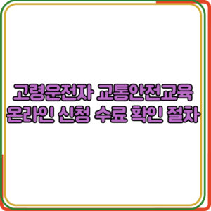 고령운전자 교통안전교육